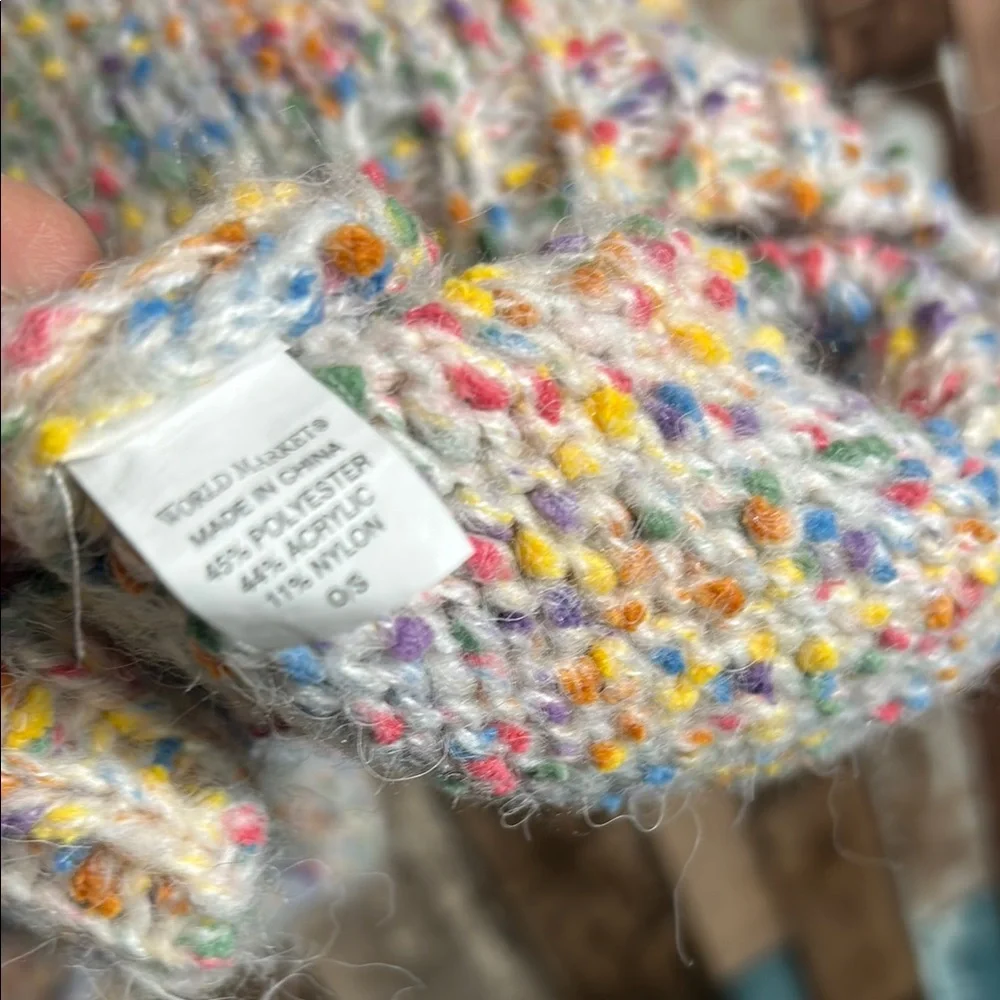 World market one size Multicolor Knit Women's Sweater - Picture 14 of 16